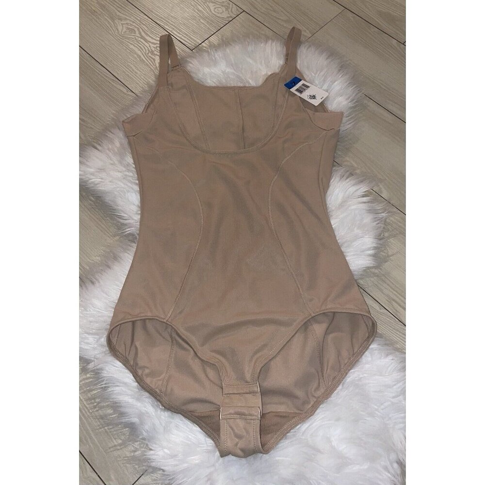 Maidenform 2656 Body Briefer Torsette Shapewear Wear Your Own Bra XL Beige New